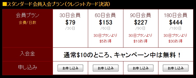 男銃スタンダード会員プラン